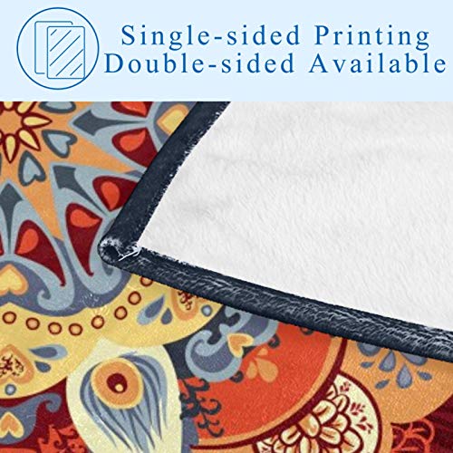 Couverture douce hippie mandala pour créer un cocon chaleureux - 5