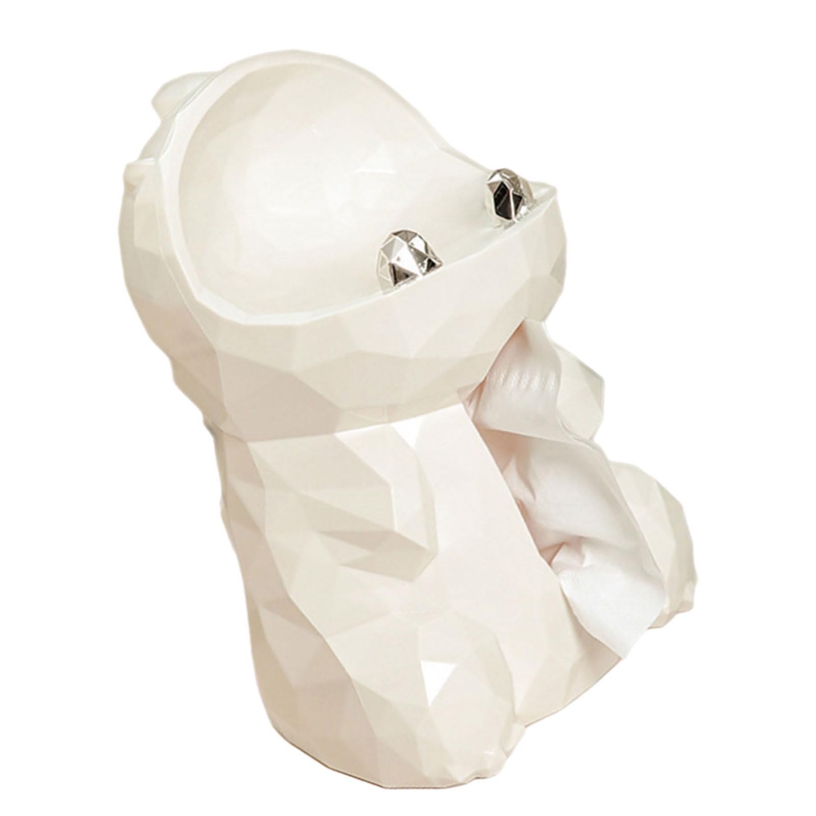 Tsophreniq Unique Dinosaur Ornament Tissue Case Playful Prehistoric Creature Tissue Box Paper Dispenser for Dinosaur Enthusiasts Unique Home Decors