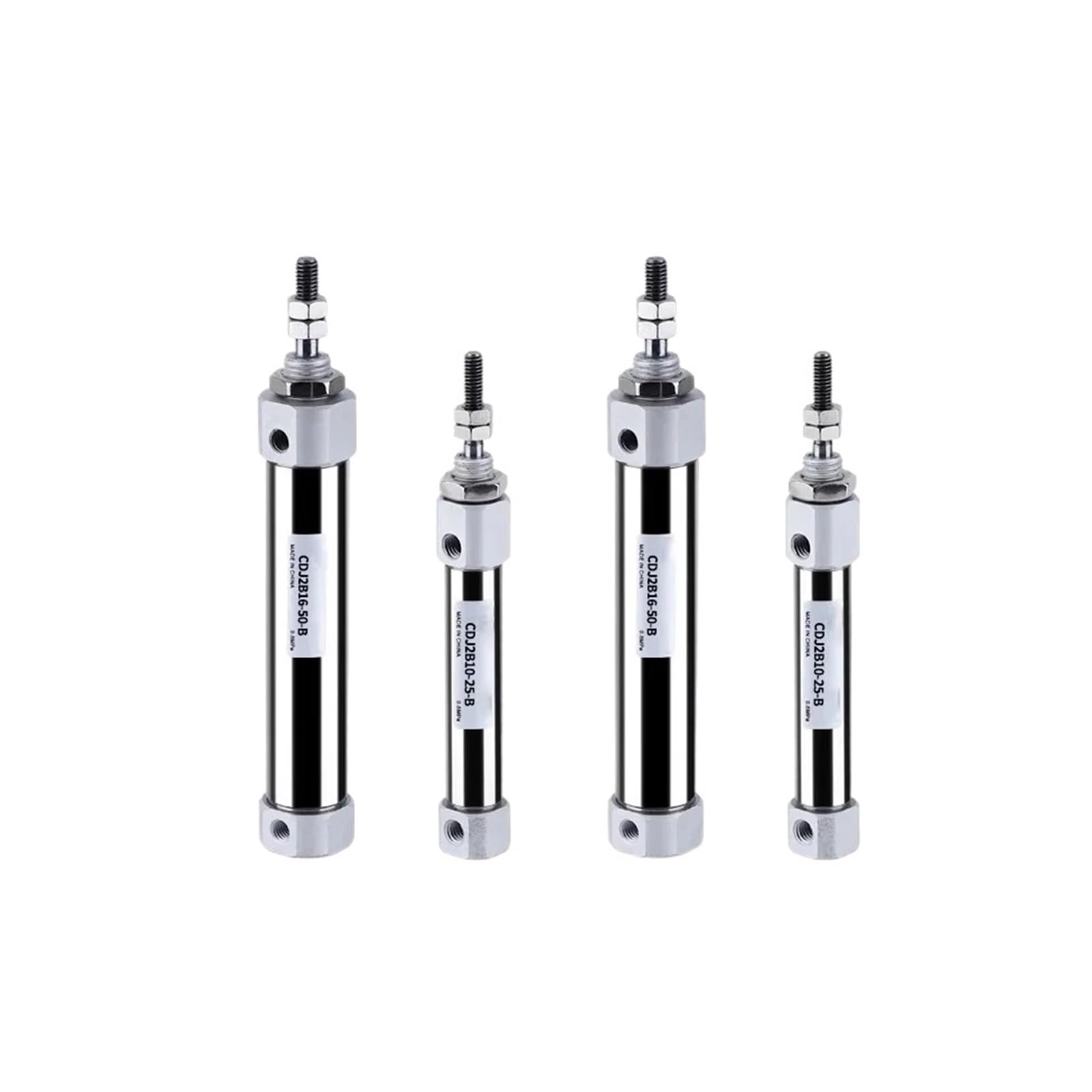 Vérin pneumatique en acier inoxydable CDJ2B16 robustesse industrielle