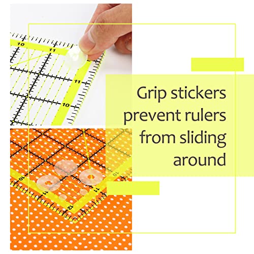 Mr. Pen- Quilting Ruler Set, 4 Pcs, Sizes (4.5"X4.5")-(6"X6)-(9.5"X9.5")-(12.5"X12.5"), Quilting Squares, Quilt Ruler, Rulers For Quilting And Sewing, Clear Quilting Ruler, Quilt Rulers, Acrylic Ruler #TOP6