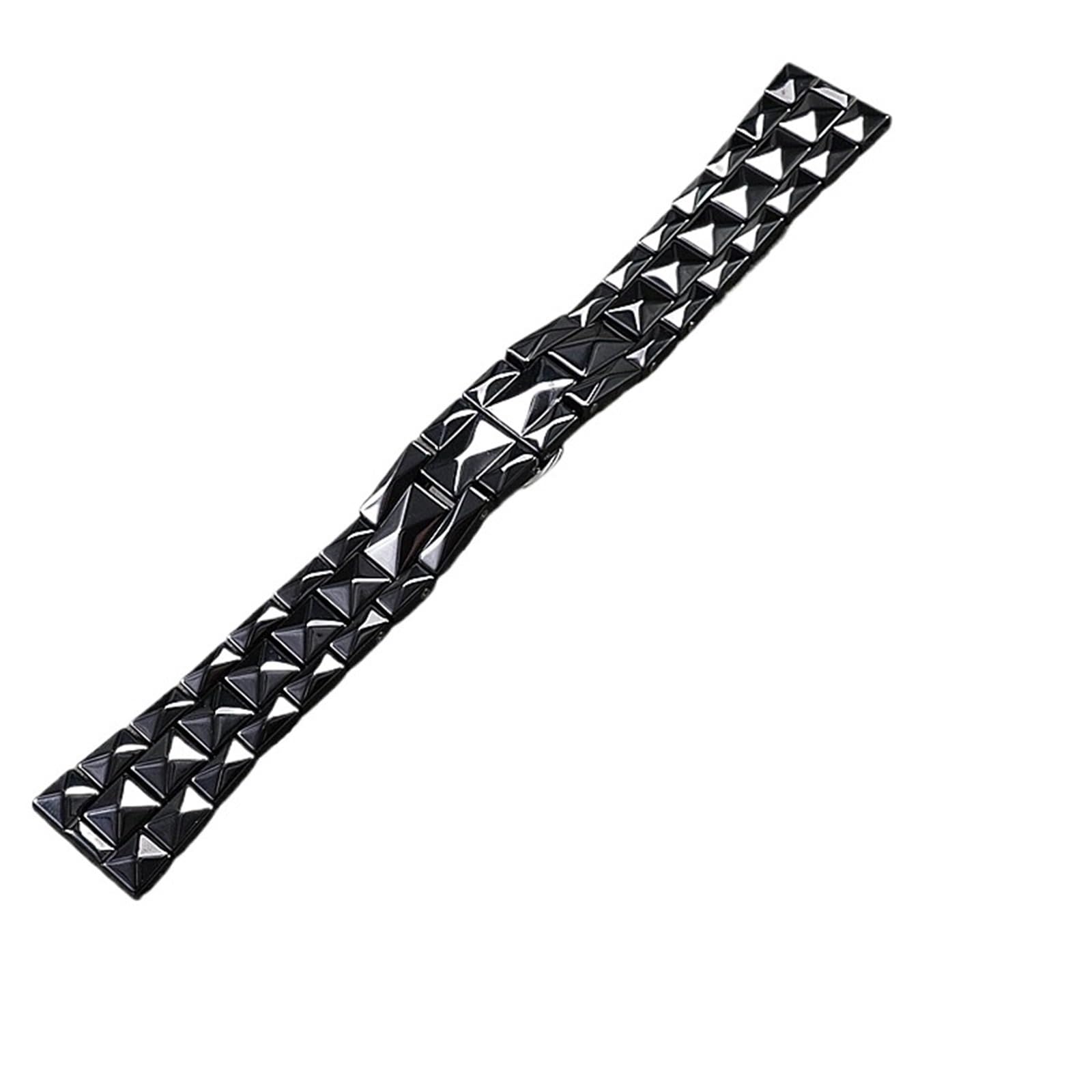 Ceramiczny pasek do zegarka Opaska na nadgarstek Damski i męski pasek Modna bransoletka Czarny biały pasek do zegarka 20 mm 22 mm