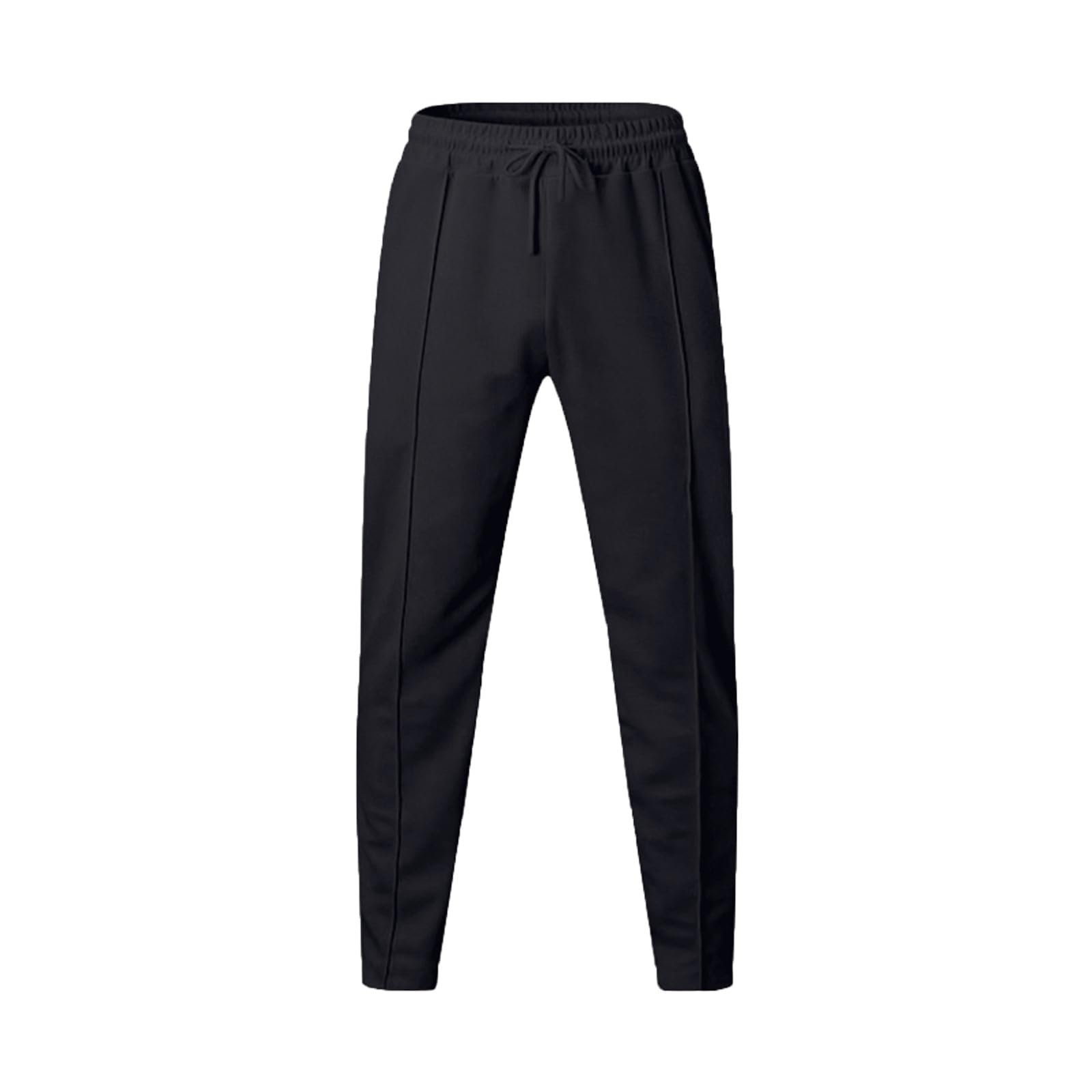 Mens Pants Relaxed Fit Mens Straight Sweatpants Male Casual Dress Pants Outdoor Running Trousers Stretch Drawstring