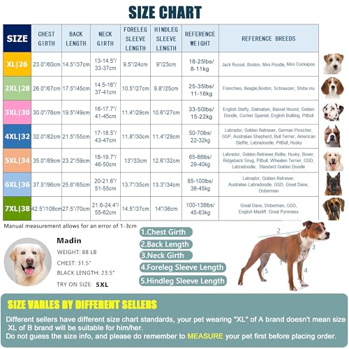 Pijama recuperación para perros grandes XL miniatura 3