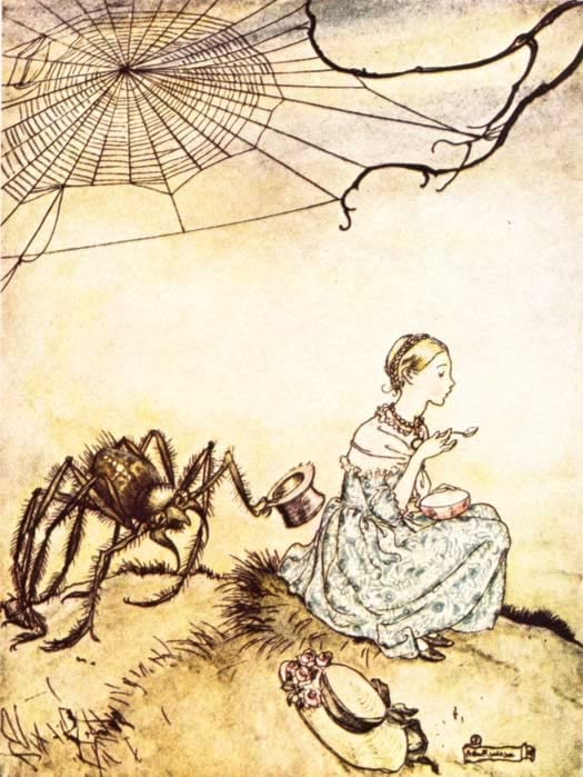 Image sur toile décoration murale Arthur Rackham Mother Goose