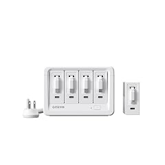 Gitryin 1 Micro USB 1 Lightning 3 Type-C Retractable Wall Chargers and 8-in-1 Desktop Charging Station