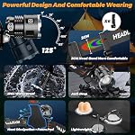 High-end 220000 Lux Super Bright Headlamp 17 Modes 95H Long Standby - Image 6