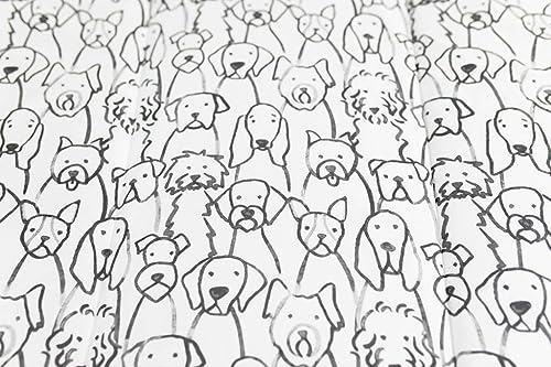 Image of Beddy's Puppy Dogs Zipper Bedding - Durable Zip-On Sheets & Comforter for Kids - Bed in a Bag - Easy Make Bedding - Machine Washable - Includes Pillowcase & Sham - White Dogs - Toddler