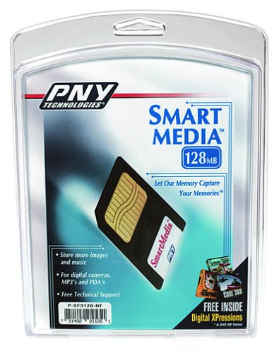 Pny 128 Mb Smartmedia Flash Memory Card #TOP27