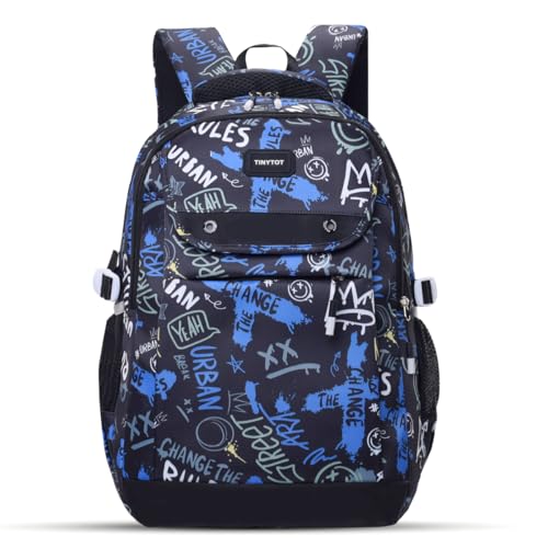 Image of Tinytot 30 Litre Waterproof School Backpack Bags for Women - Large 19 Inch Laptop Bag for Boys &Girls 12+ Years, College Bag for Girls and Boys, Men, Women - Ideal for Office, Travel, School, College