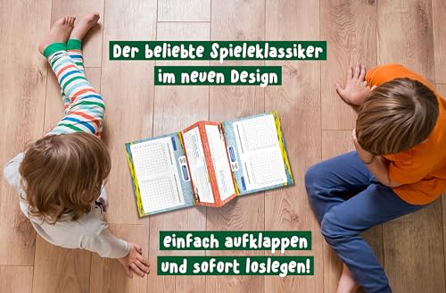 Der ultimative Spielblock: Kopf gegen Kopf – Schnapp die Einbrecherbande!: Für zu Hause und unterwegs – Zwei Spielblöcke in einem mit aufstellbarer Trennwand und 80 Blättern für Kinder ab 6 Jahren