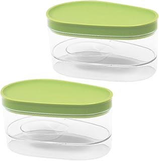 2Pcs Transparent Reusable Avocado Savers Household Avocado Holders for Fresh Keeping Lightweight and Portable Fruit Containers for Fridge Storage and Meal Prep