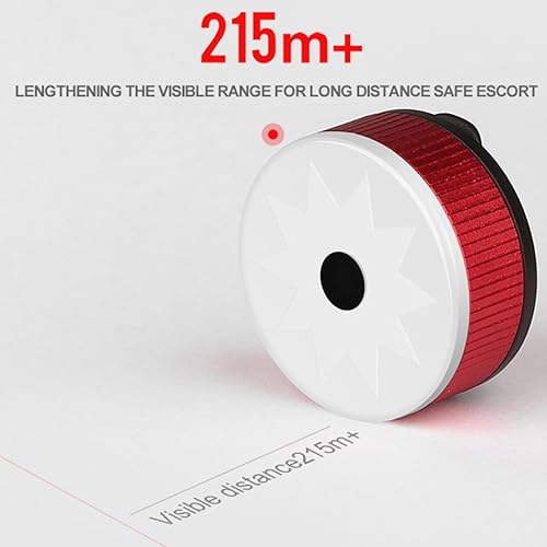 Miniatura 8 de Kisangel USB Rechargeable LED Bike Tail Lamp with Flashing Safety Warning Light Portable Lightweight Rear Bicycle Light for Night Riding and Cycling