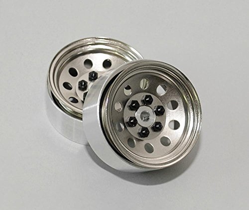 RC4WD PRO10 1.9 Steel Stamped BEADLOCK Wheel (Silver) Z-W0073