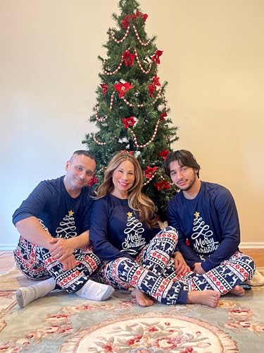 MISSKY Christmas Pajamas for Family Christmas Pjs Matching Sets for Adults Kids Holiday Xmas Sleepwear Set3