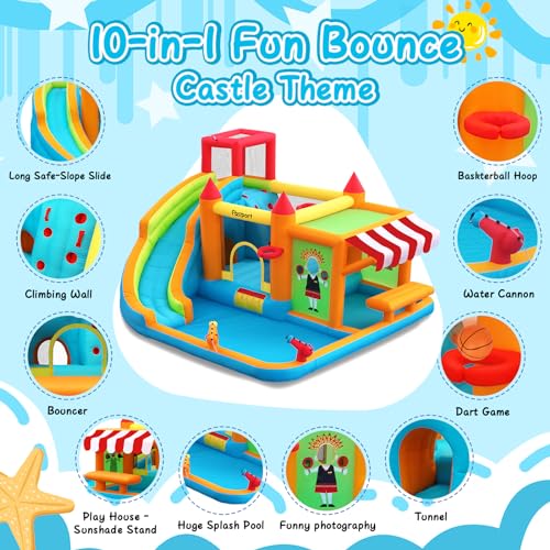 El mejor review de Toboganes inflables acuáticos favoritos de las personas. 15 Imagen adicional