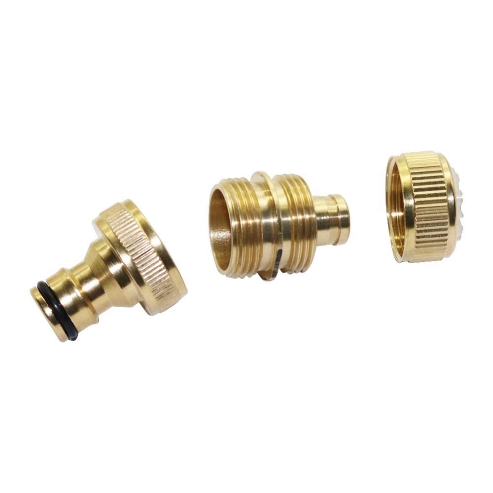 Garten-Klempnerschlauch-Adapter 10 Sätze 3/4 "Innengewinde Schnellanschluss Fuge mit 3/4" männliche Gewindeanschluss Auto Waschbeschläge Gartenwasseranschlüsse