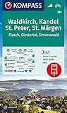 KOMPASS Wanderkarte 884 Waldkirch, Kandel, St.Peter, St. Märgen 1:25.000: 3in1 Wanderkarte mit Aktiv Guide inklusive Karte zur offline Verwendung in der KOMPASS-App. Fahrradfahren.