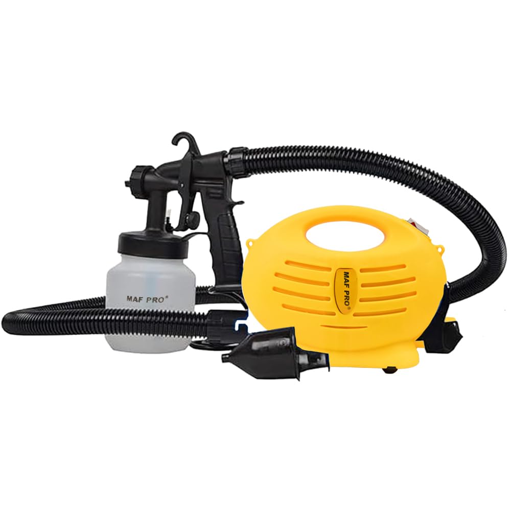 Maf Pro MP-MG4508 Paint Zoom Spray Gun with Air Compressor Electric Portable Multipurpose 800 Ml Capacity | Flow Rate: 5 l/min | Max Pressure: 3600 N/m Paint Sprayer HVLP Sprayer (B0D4MGWVVC) Amazon Price History, Amazon Price Tracker