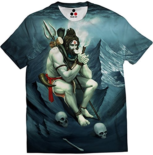 Image of Shiva, Krishna, Hanuman, Kali, Ram and Ravana, Ramayan, Bagavath Githa, Buddha Religious, Spiritual, Hindu Gods T-Shirts