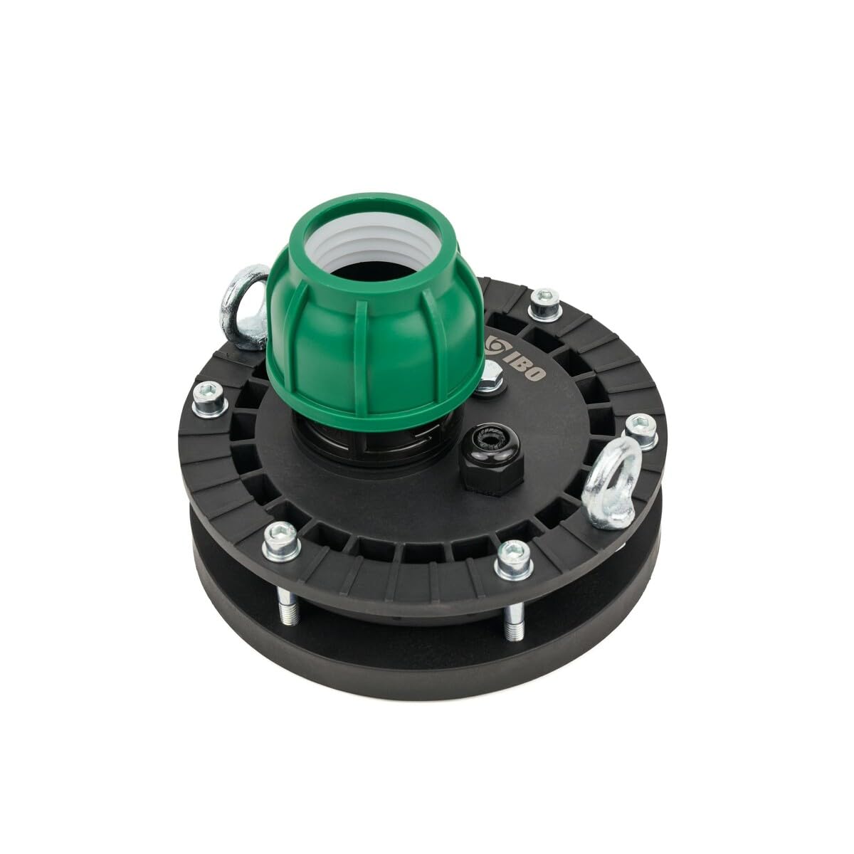 Cabezal para pozo IBO de 125 mm contra filtraciones en tubo de polietileno de 40 mm