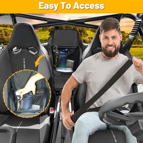 Alforja central para asiento de UTV StarknightMT Zforce 950 Sport/950 HO EX - 1680D resistente al agua, compatible con CFMOTO ZFORCE 950 (2020-2024) miniatura 5