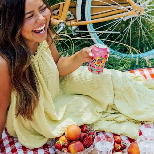 Image of La Croix Sparkling Water, Strawberry Peach, 12 Fl Oz (pack of 12)