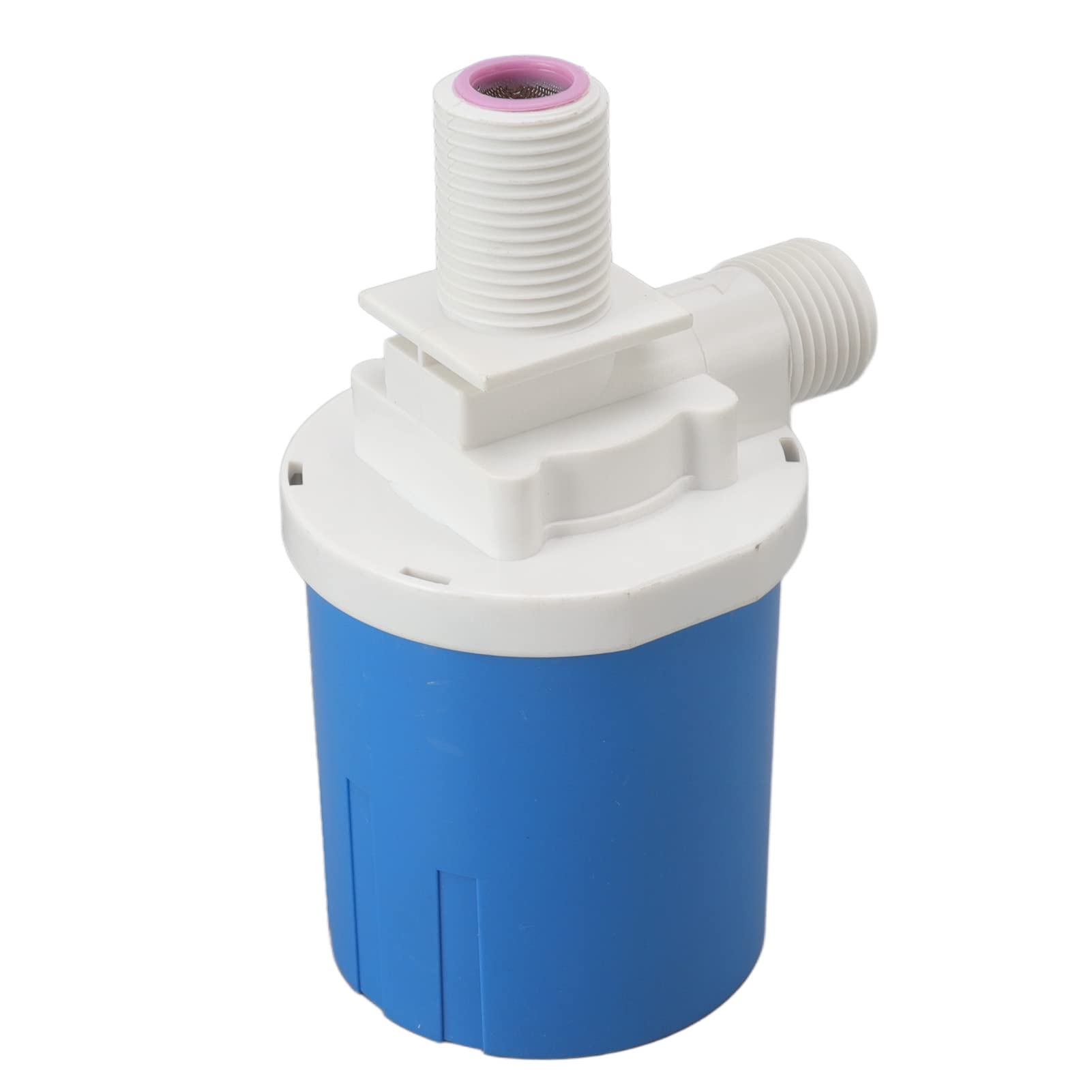 Pissente Automatic Float Valve Plastic Water Level Control Valve 0.01 to 10kg Pressure Leakage Proof Auto Fill for Water Tanks Toilets Aquariums Hydroponics 32 to 176 Degrees F (G3/4 Built in Top