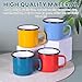 Imagen de Juego de 4 tazas esmaltadas: 350 ml, reutilizables