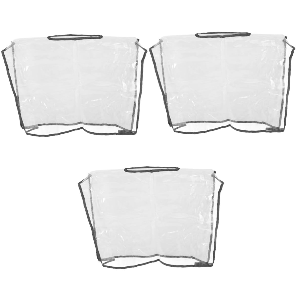 VANZACK 3 Uds Funda Transparente para Bolsa De Lluvia Funda Impermeable para Bolso Funda para Lluvia Bolso De Mano Funda Protectora para Lluvia Protector De Lluvia para Mano Funda