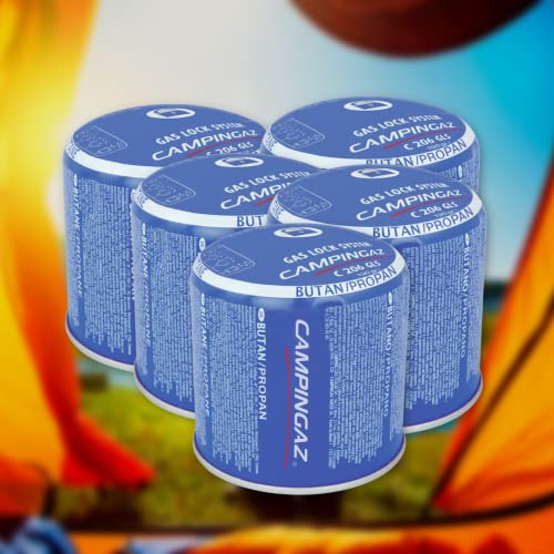 Preisvergleich Produktbild Campingaz Stechkartusche C 206 GLS Super 190g - Butan / Propan Gas (5er Pack)