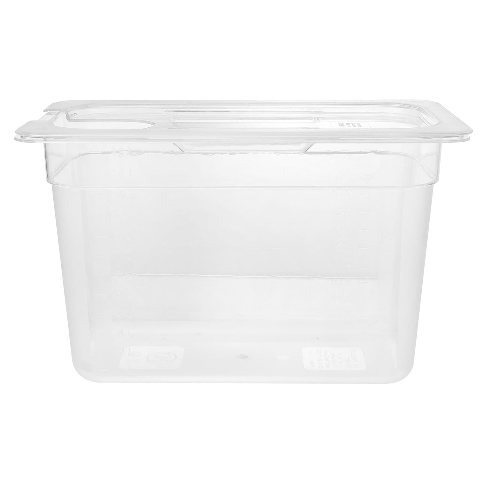 Sous Vide Cooking Container Sous Vide Container with Lid Sous Vide Pot Slow Cooker Container Cooking Container Compatible with Instant Pot Sous Vide Cookers 6L