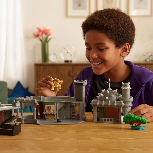 The Super Mario Galaxy Movie – 12\" Deluxe Three-Story Bowser Castle Playset with 1.5” Bowser Figure, Piano, Bonsai Tree, Heat-Activated Paintings and More! - Thumbnail 2