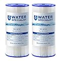 Waterspecialist FXHSC 10" x 4.5" Whole House Pleated Sediment Filter, Replacement for GE FXHSC, Culligan R50-BBSA, Pentek R50-BB, DuPont WFHDC3001, American Plumber W50PEHD, GXWH40L, Pack of 2