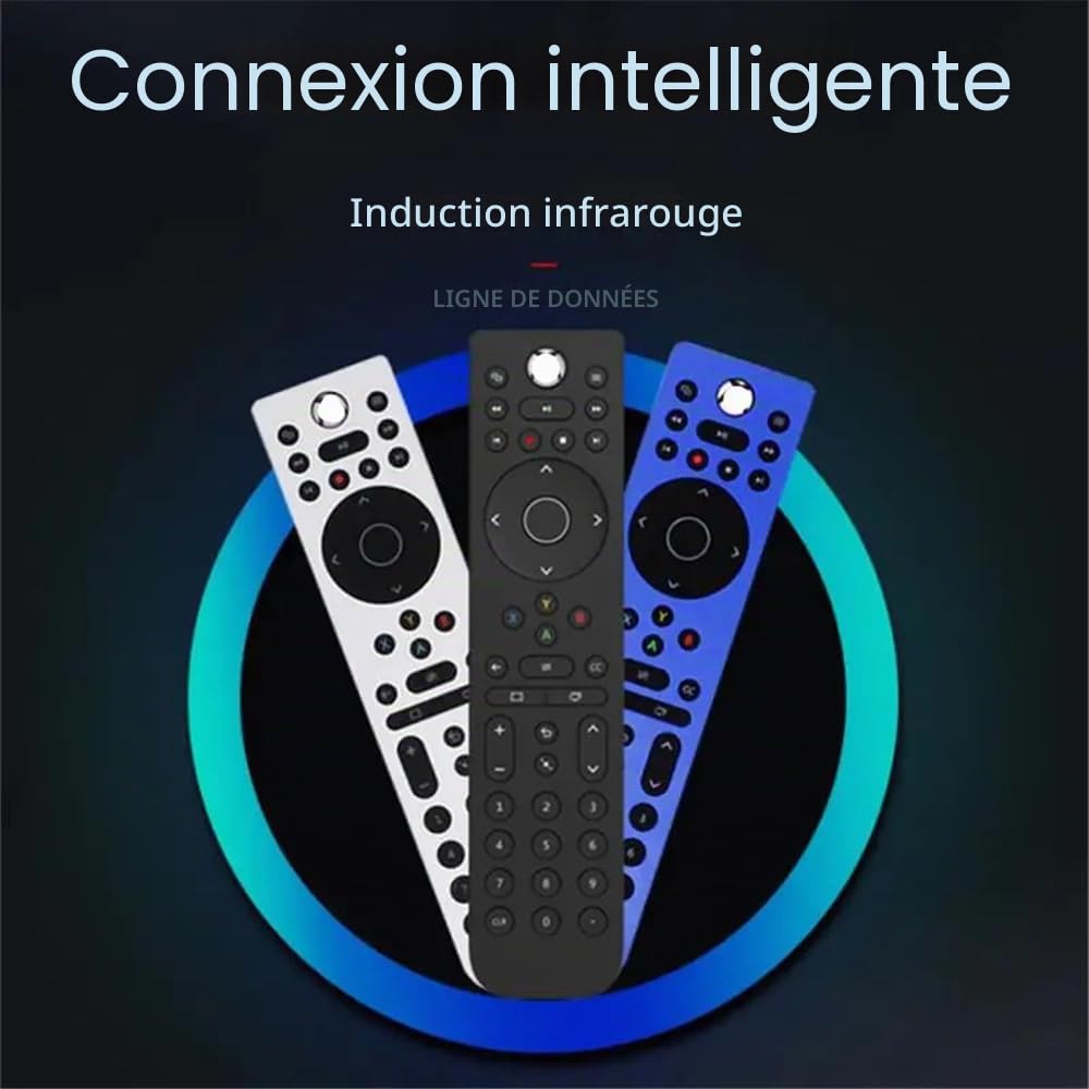 Télécommande pour Xbox One/Xbox Series X/S, Remplacement de la Manette TV Gaming Media la Console de Jeu pour Xbox One (Noir)