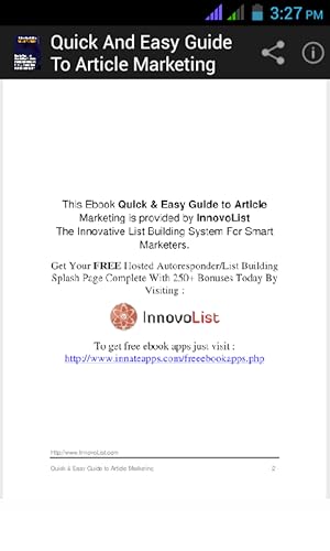 Quick and Easy Guide to Article Marketing