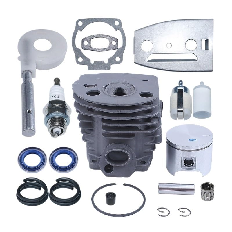 Kit de pistón de Cilindro de 46mm for Bomba de Aceite de motosierras Husqvarna 55 for Rancher 51 50