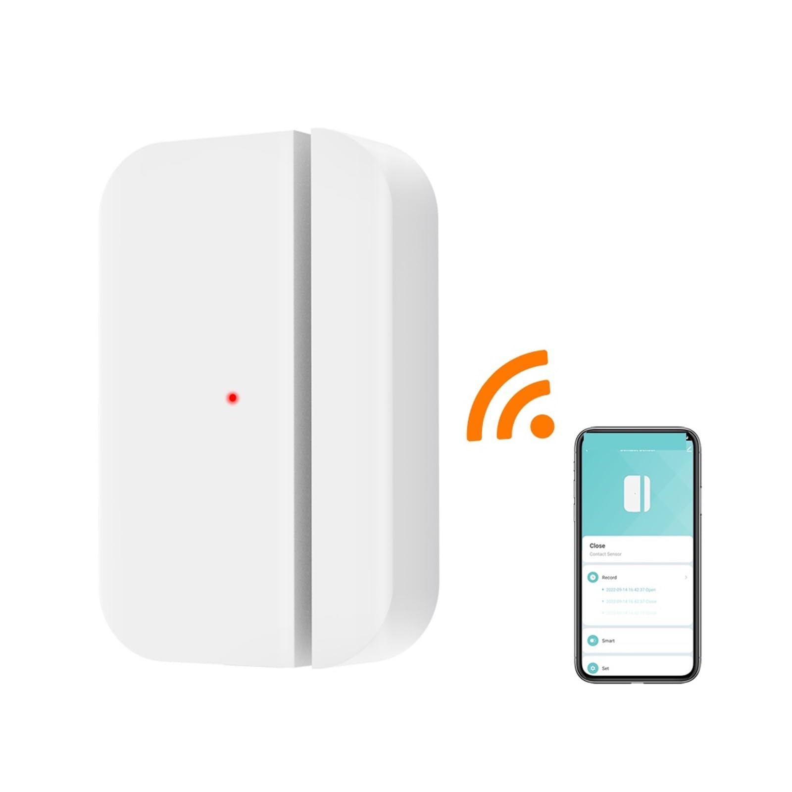 Systemy BezpieczeńStwa W Domu Czujnik okna drzwi Tuya WiFi otwarty zamknięty detektor kompatybilny z kontrolą aplikacji Smart Life lub systemem alarmowym(Wifi style)