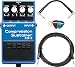 Boss CS-3 Compressor/Sustainer Bundle with Roland 10ft Instrument Cable, Roland 6in Patch Cable, and Picks