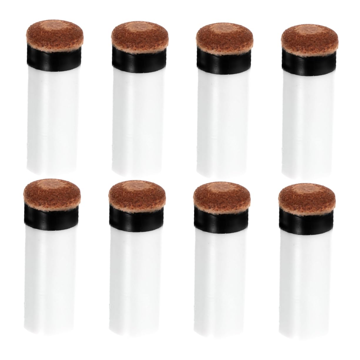 Toddmomy 8pcs Pool Stick Tips Replacement Kit Durable Billiard Tips for Enhanced Performance Lightweight Portable Billiard Accessory for All Players