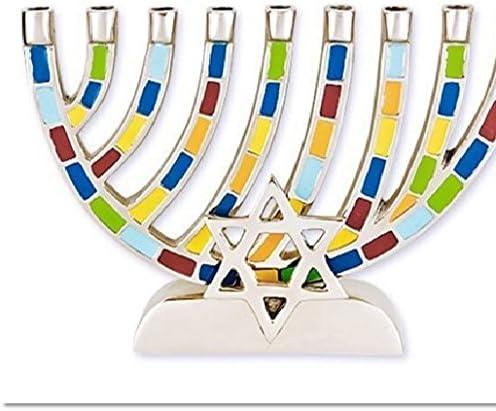 RESIN POLISH ALUMINIUM MENORAH (1)