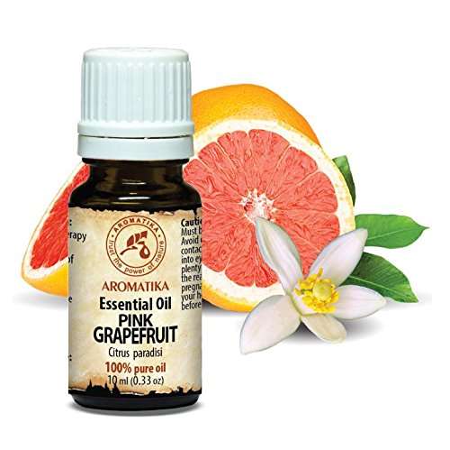 Grapefruit Öl Ätherisches 10ml - Citrus Paradisi - Südafrika - 100% Reine & Natürliche Pink Grapefruitöl für Guten Schlaf - Beauty - Wellness - Schönheit - Aromatherapie - Entspannung - Spa - Aroma Diffuser - Duftlampe - Raumbeduftung - Aroma