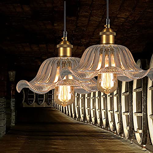 Suspension créative en cristal plafonnier réglable rétro industriel - 2