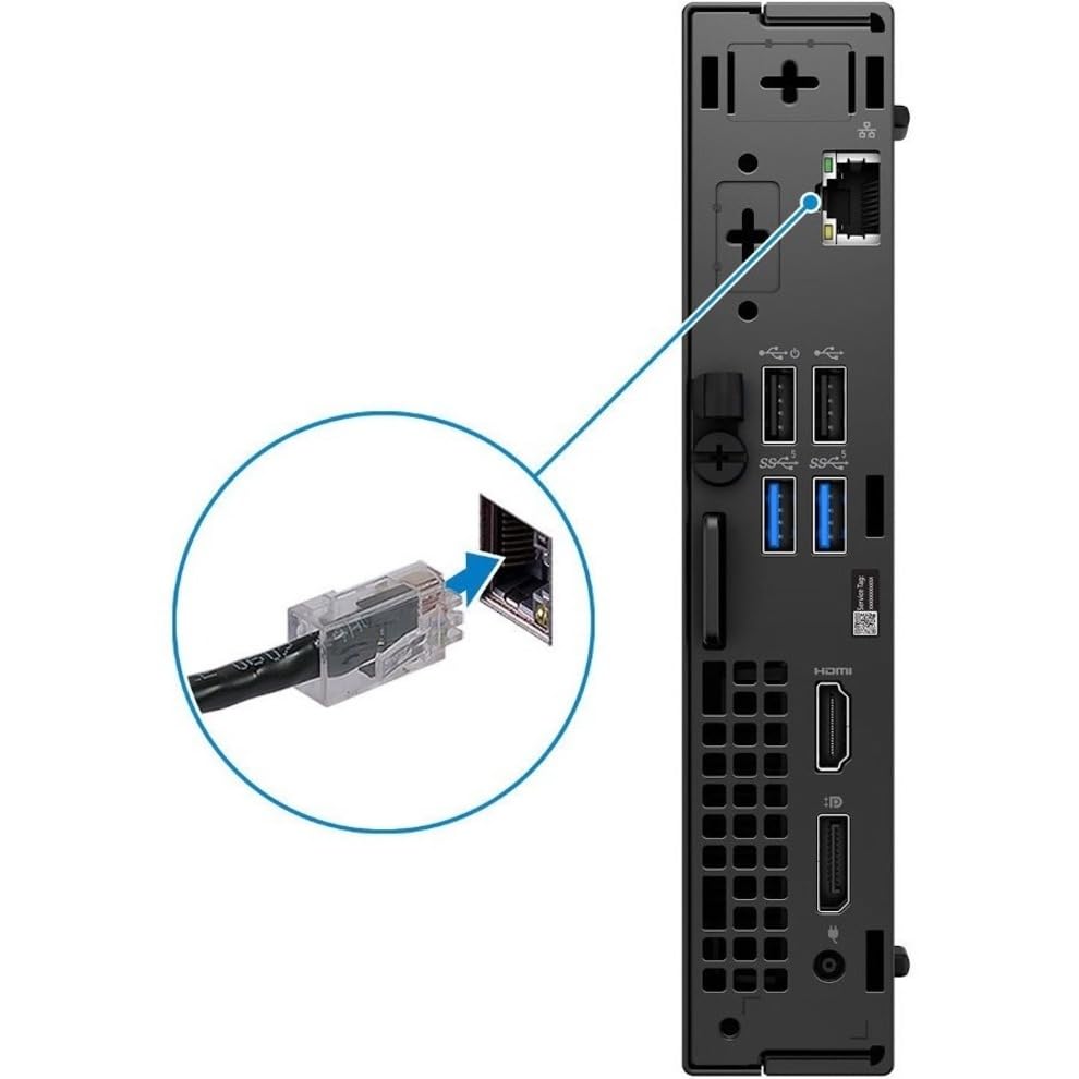 Image of Dell OptiPlex 3000 Desktop Computer - Intel Core i5 12th Gen i5-12500T Hexa-core (6 Core) 2 GHz - 8 GB RAM DDR4 SDRAM - 256 GB M.2 PCI Express NVMe 3.0 x4 SSD - Micro PC - Black