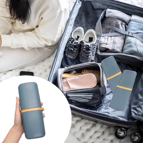 Travel Toothbrush Cup Case Portable PP Seal Tooth Brush Holders Cover White - Bild 24 von 29