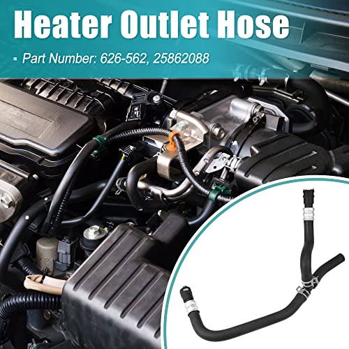X Autohaux Hvac Engine Heater Outlet Hose Assembly For Buick Enclave For Chevrolet Traverse For Gmc Acadia 2007-2017 Heater Return Hose Replace 626-562 25862088 #TOP2