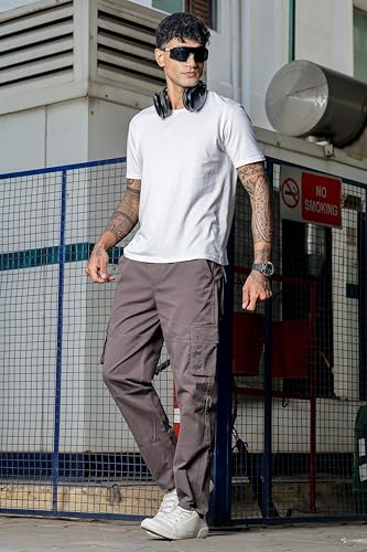 Image of Men's Stylish Cargo Pants | Slim Fit | Multi-Pocket Utility Trousers | Durable & Comfortable Fabric | Casual, Travel & Outdoor Wear