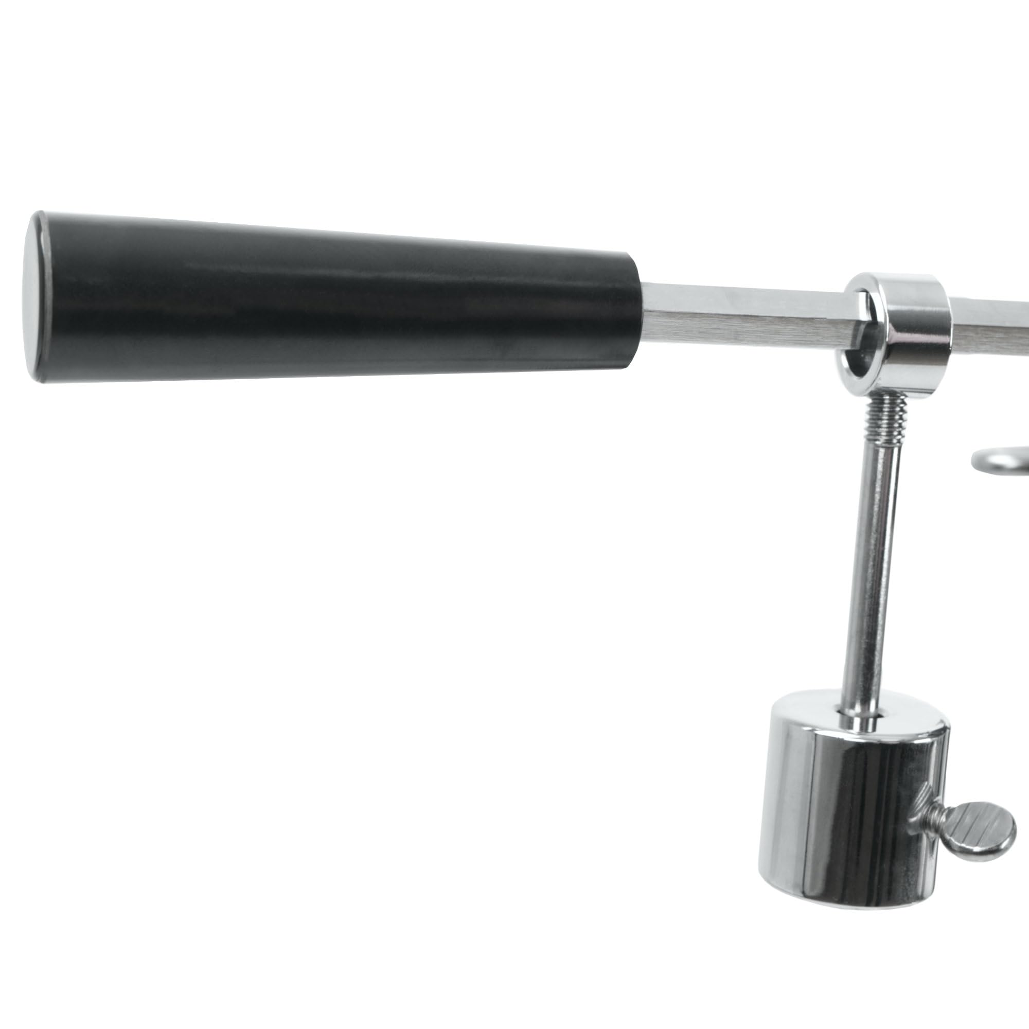 BBQ-TORO Set spiedini per Escursioni, Campeggio, falò e Altro, 90 cm, 2 Aghi per Carne, Motore (con Batteria)