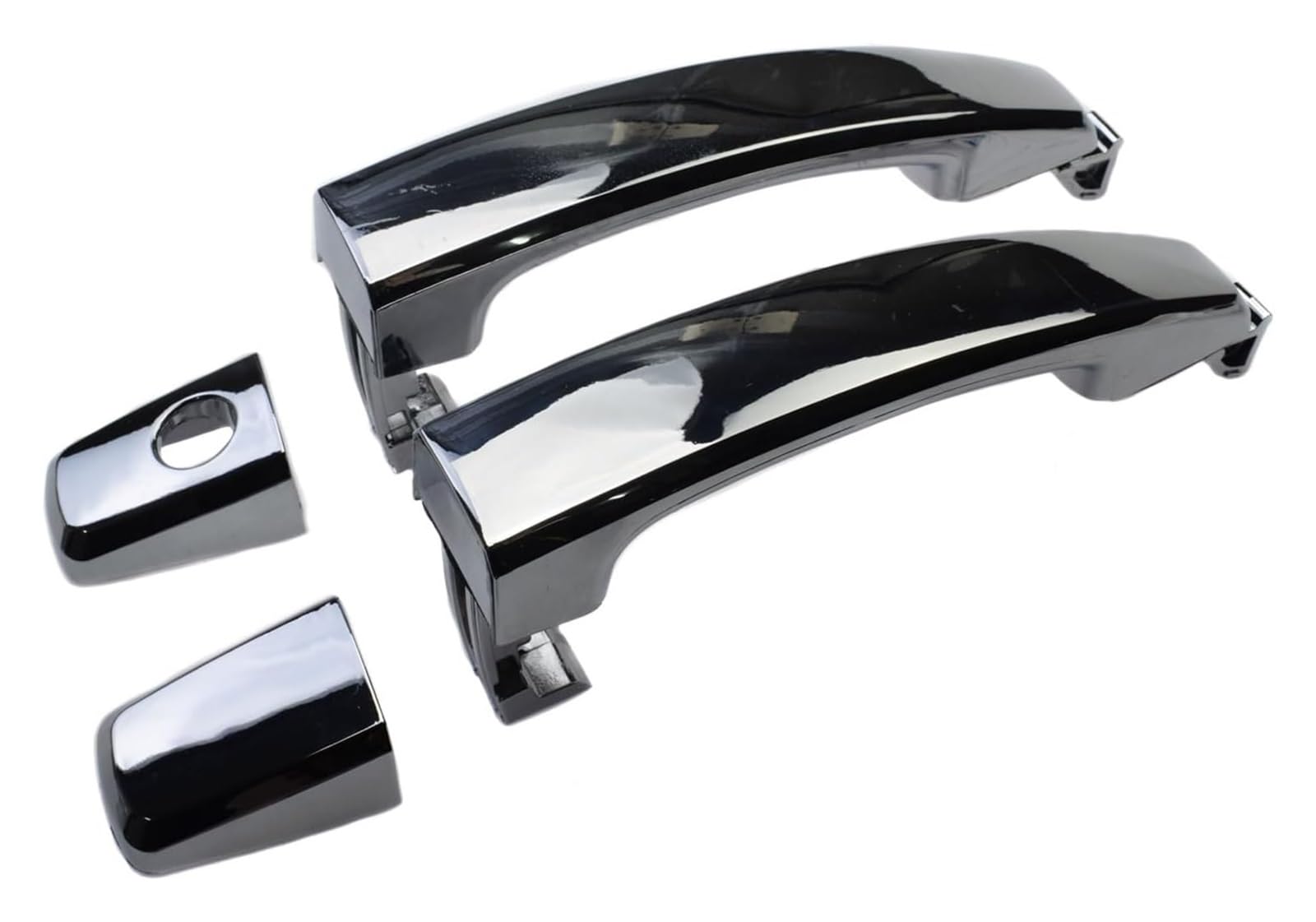 QWQTHGS Car Exterior Door Handle Cap for Captiva for Sport for Aveo for Saturn for Vue Chrome Exterior Door Handle 96468266 96468306(Front Pair 1 Hole)