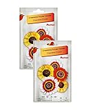 Semillas de Crisantemo Tricolor Variado, Pack de 2 Sobres, Flores de Colores Mixtos