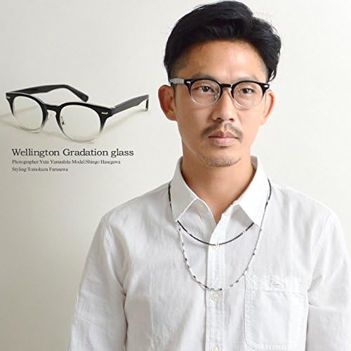 Amazon セレクトアイテム Selectitem 4955 ウェリントングラデーションフレーム伊達メガネfクリア ファッション眼鏡 通販